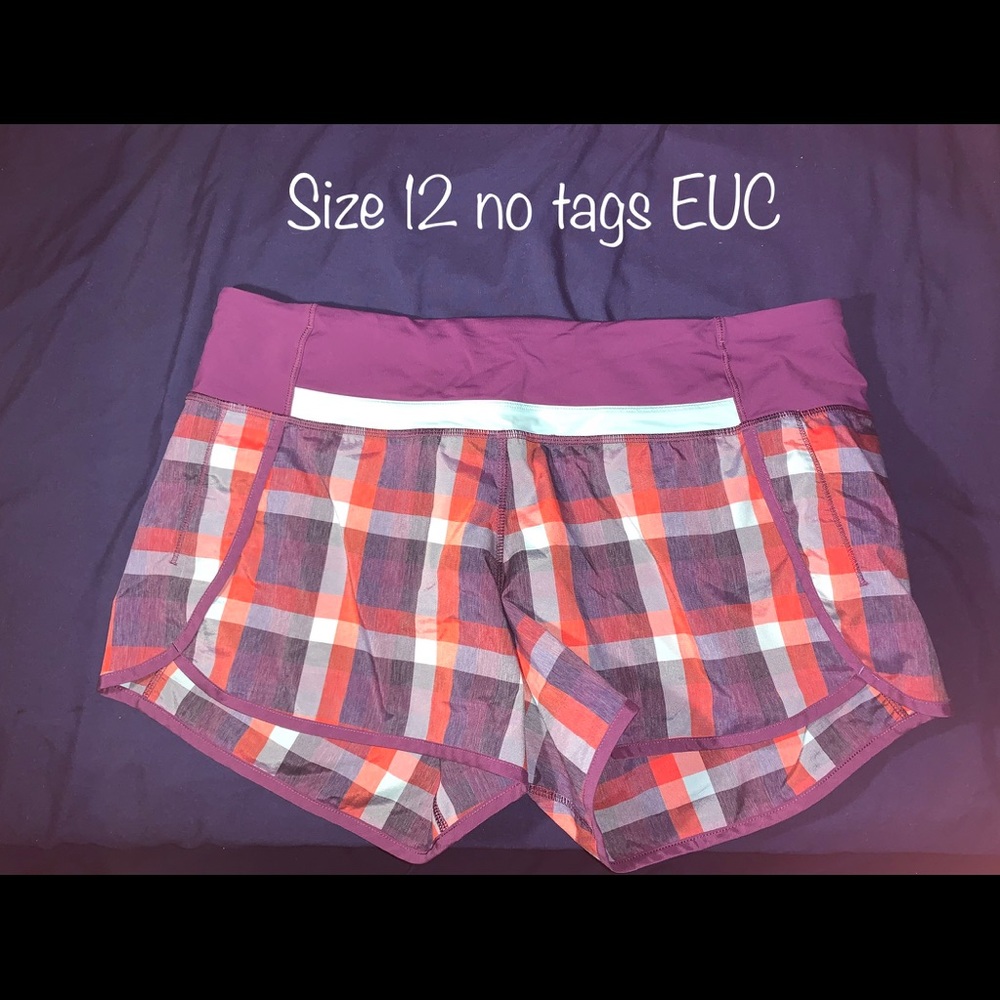 Size 12 lululemon shorts